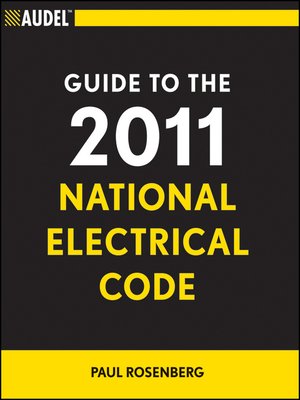 cover image of Audel Guide to the 2011 National Electrical Code